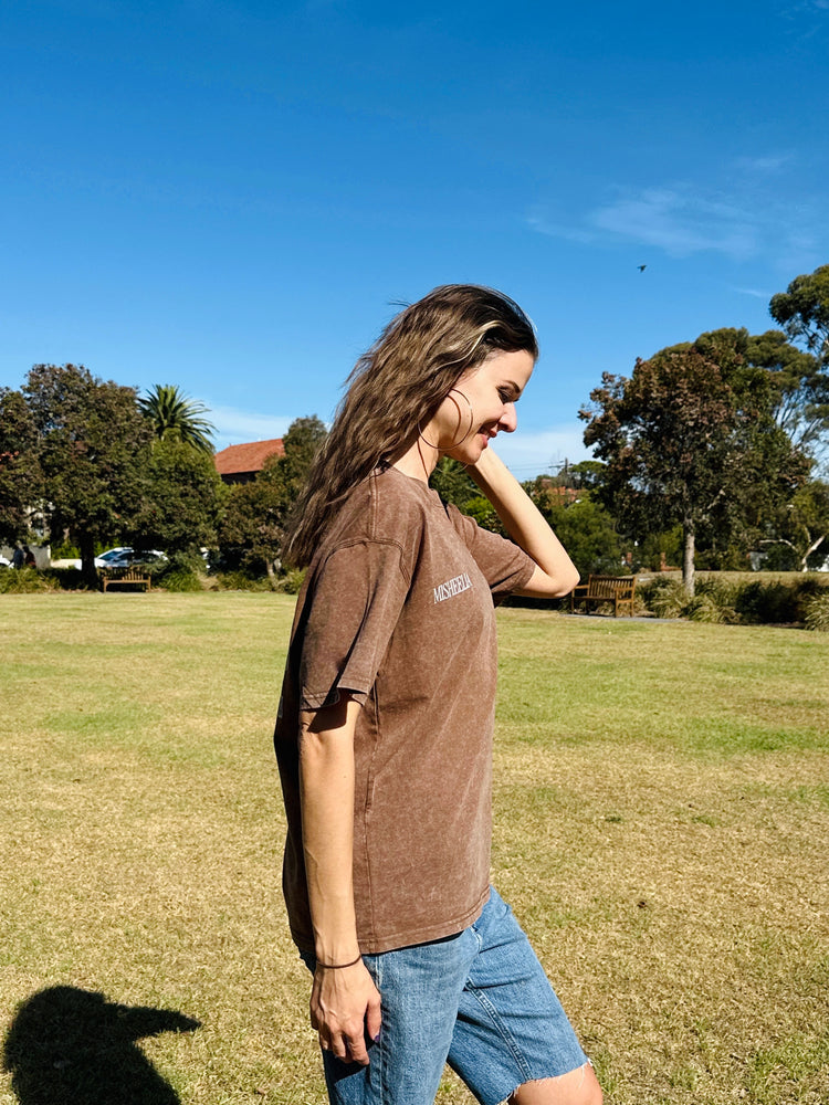 "Energy Givers Club" Oversized Vintage Unisex Tee