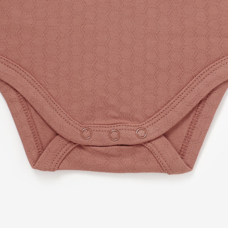 Certified Organic Honeycomb Bodysuit