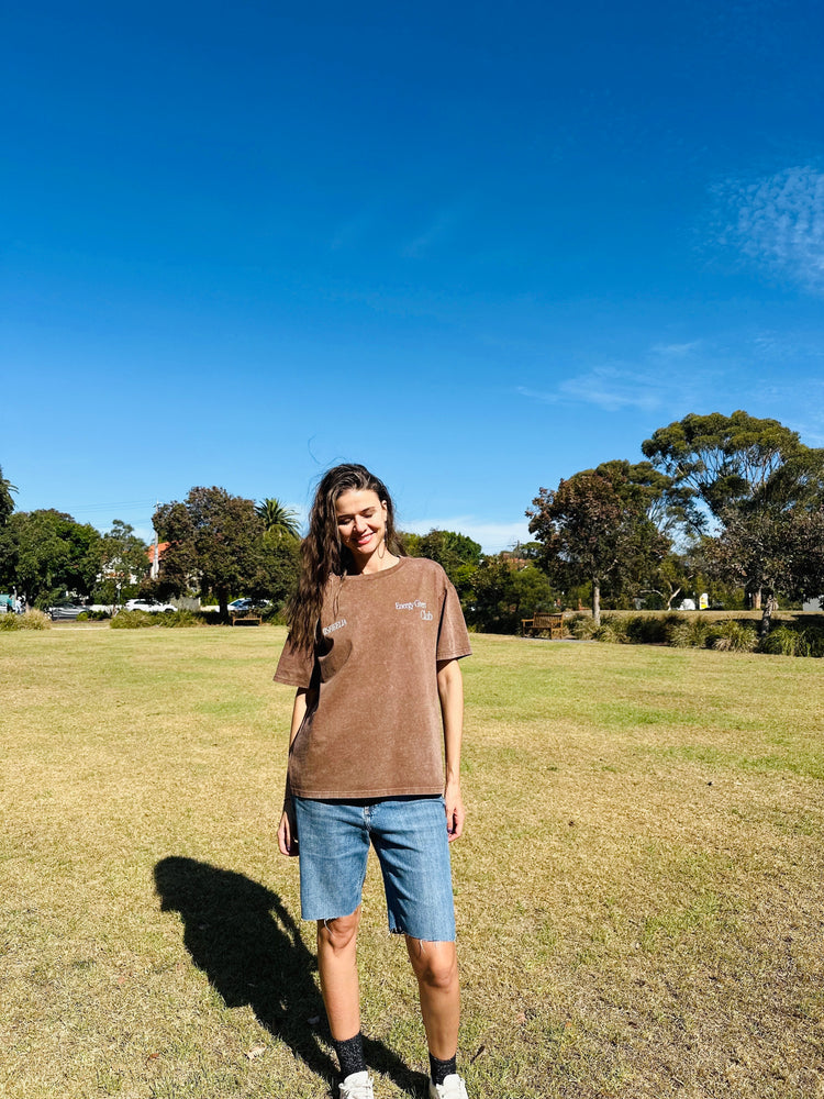 "Energy Givers Club" Oversized Vintage Unisex Tee