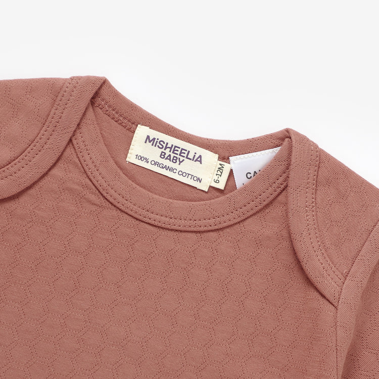 Certified Organic Honeycomb Bodysuit
