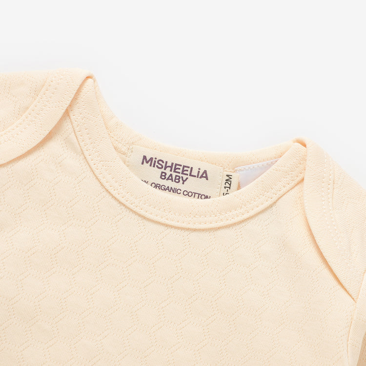 Certified Organic Honeycomb Bodysuit