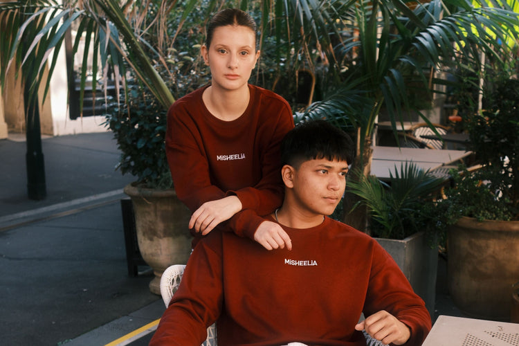 Unisex Burgundy Jumper with Velvet Lining