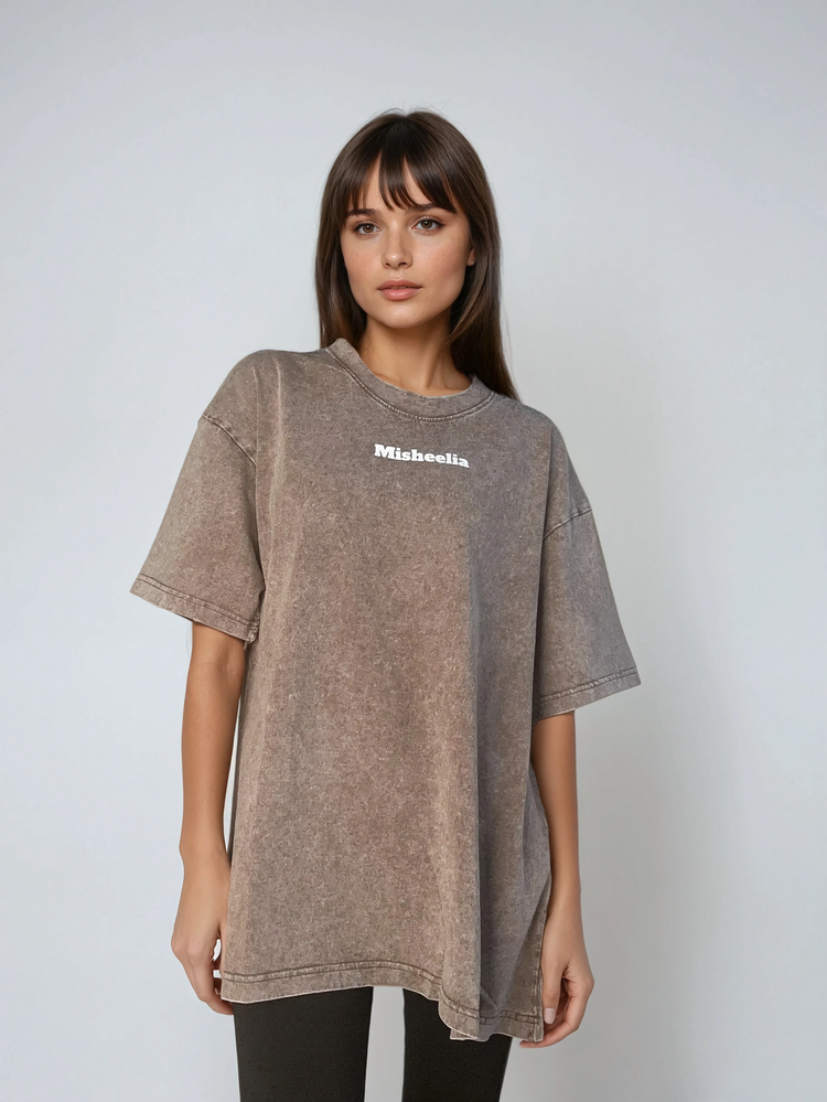 Basic Oversized Vintage Unisex Tee