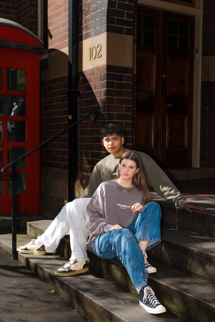 Basic Oversized Unisex Vintage Jumpers