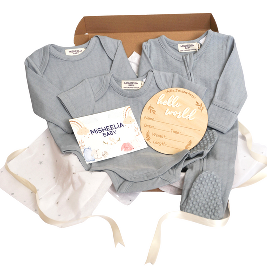 Organic Baby Boy Gift Set