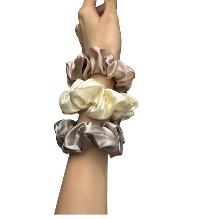 100% Pure Mulberry Silk Scrunchie